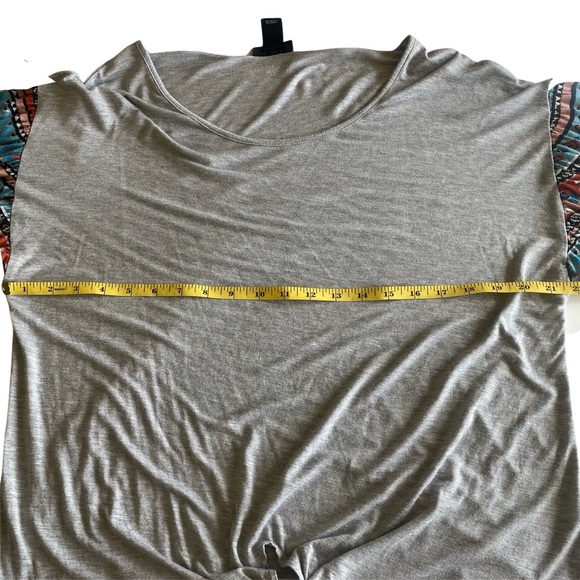 Wrangler Retro Tie Front Western Print Bishop Sleeve Blouse XL - Picture 10 of 12